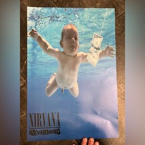 New! Nirvana Nevermind Poster 10X16 Wall Art